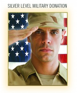 Silver Level Military Donation