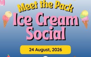 Image Text: Meet the Pack Ice Cream Social Monday August 24th, 2026